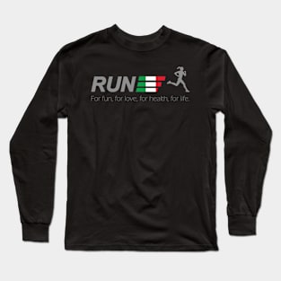 Run for life Italy Long Sleeve T-Shirt